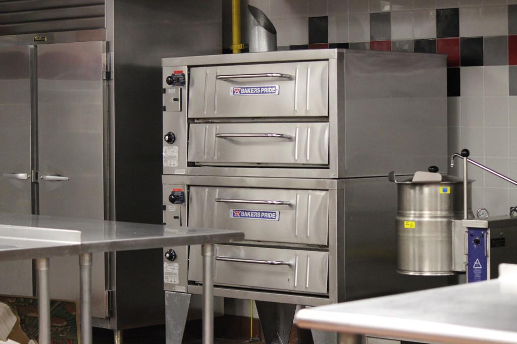 Ovens like these will be used to make the pumpkin bread the weekend before Thanksgiving break.