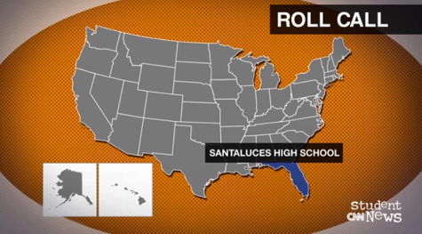 Our school was featured on CNN Student News, how cool!