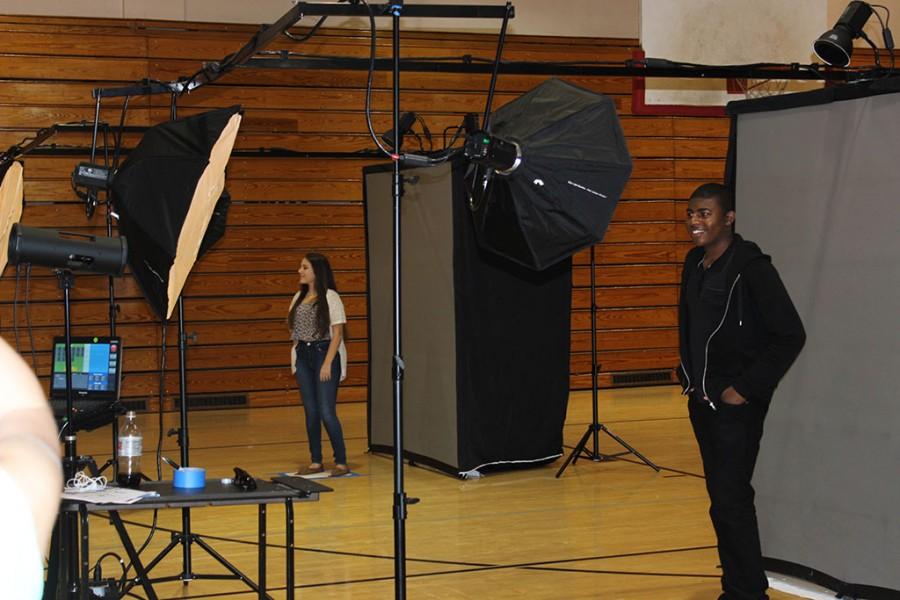 Every year the gym is taken over by photographers snapping photos for the yearbook.
