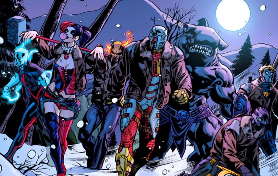The Suicide Squad as they appear in the comic books. 