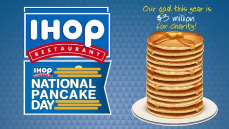 IHOP Celebrates Free Pancake Day