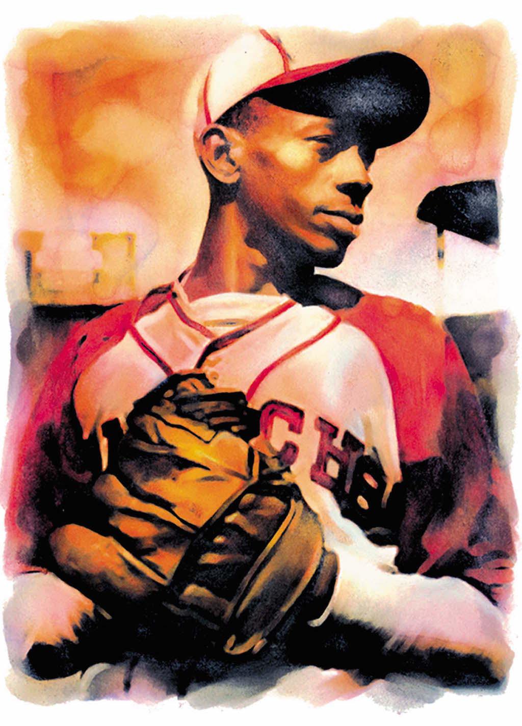 African American historical posters. Baseball's Methuselah, LeRoy Satchel  Paige was a charismatic pitching star of the Negro Leagues who became a  major league rookie in his forties. Paige began playing professionally for