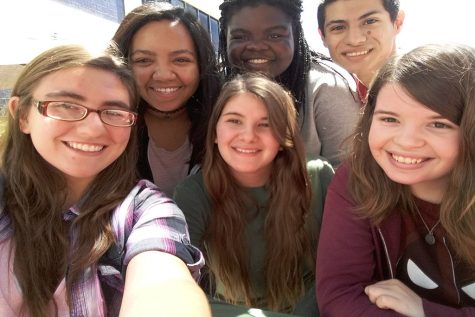 From left back: Venecia, Vanessa, Angel, me, Kaila, and Jaymee