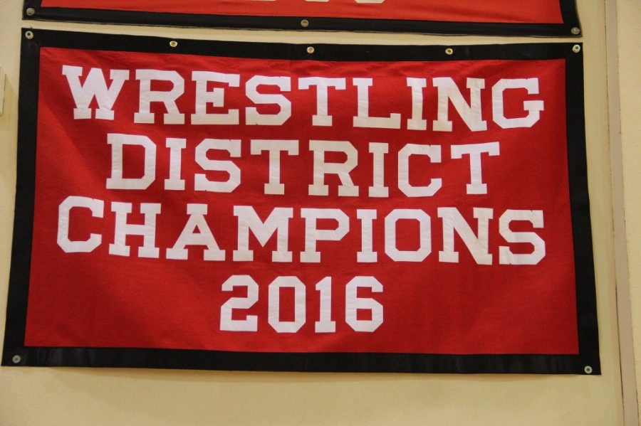 Photo of the Day: New Wrestling Banner Installed