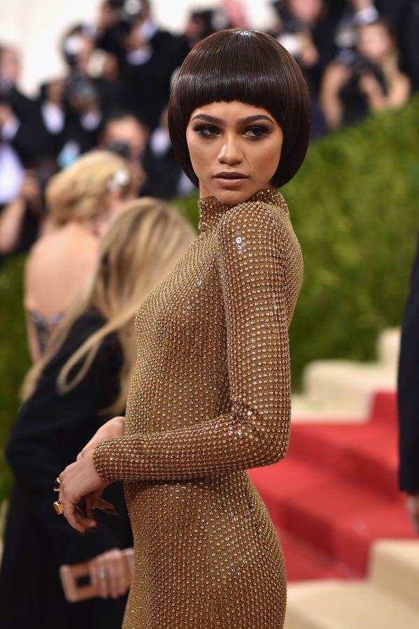 NEW YORK, NY - MAY 02:  Actress Zendaya attends the Manus x Machina: Fashion In An Age Of Technology Costume Institute Gala at Metropolitan Museum of Art on May 2, 2016 in New York City.  (Photo by Dimitrios Kambouris/Getty Images)