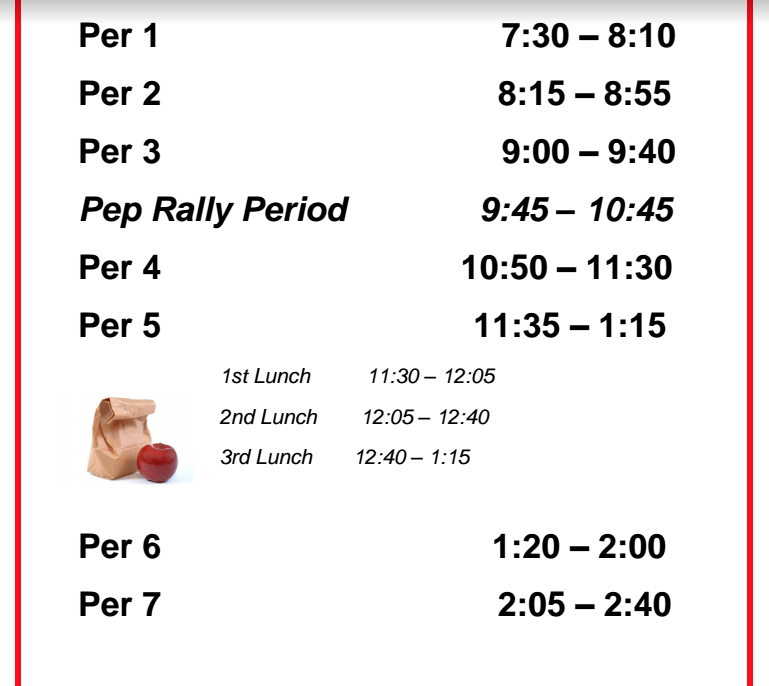 Pep+Rally+Schedule