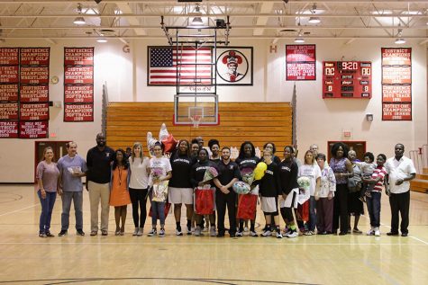 Girls Slam Somerset on Senior Night