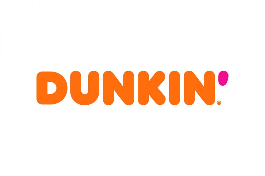 This undated image provided by Dunkin shows a new Dunkin logo that will be in restaurants in January 2019. Dunkin is dropping the donuts — from its name, anyway. Doughnuts are still on the menu, but the company is renaming itself Dunkin to reflect its increasing emphasis on coffee and other drinks. (Dunkin via AP)