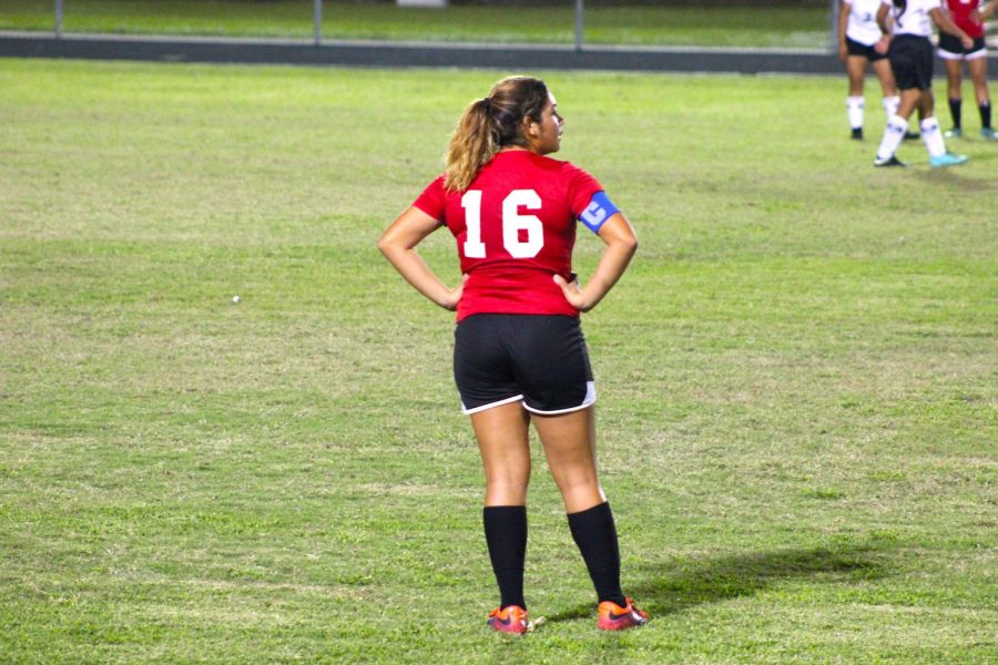 The Chiefs soccer team in action