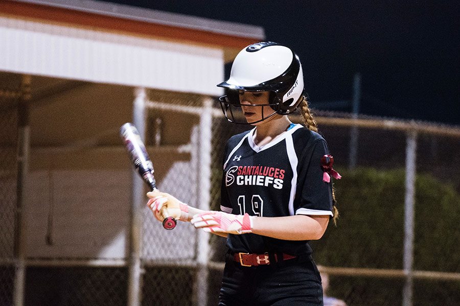 Jordan Foldy getting ready to step up to the plate.