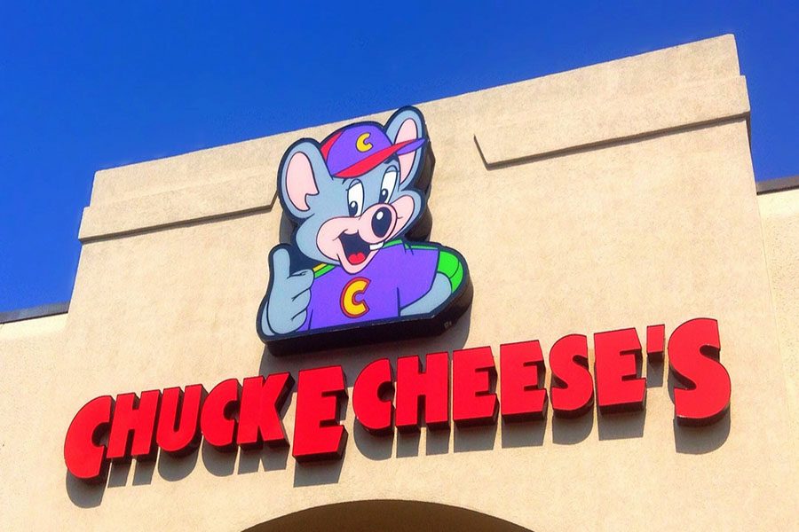 Photograph of a local Chuck E Cheeses