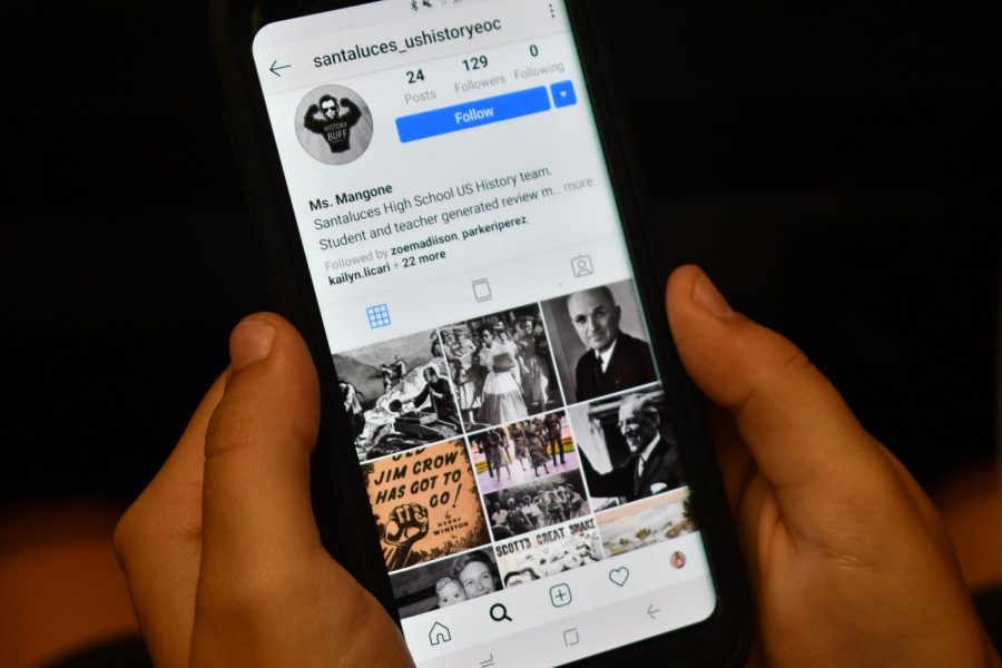 Students can follow the U.S. history ECO account on instagram.