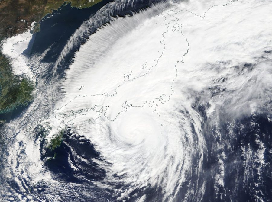 Typhoon Hagibis strikes Tokyo Japan killing many. 