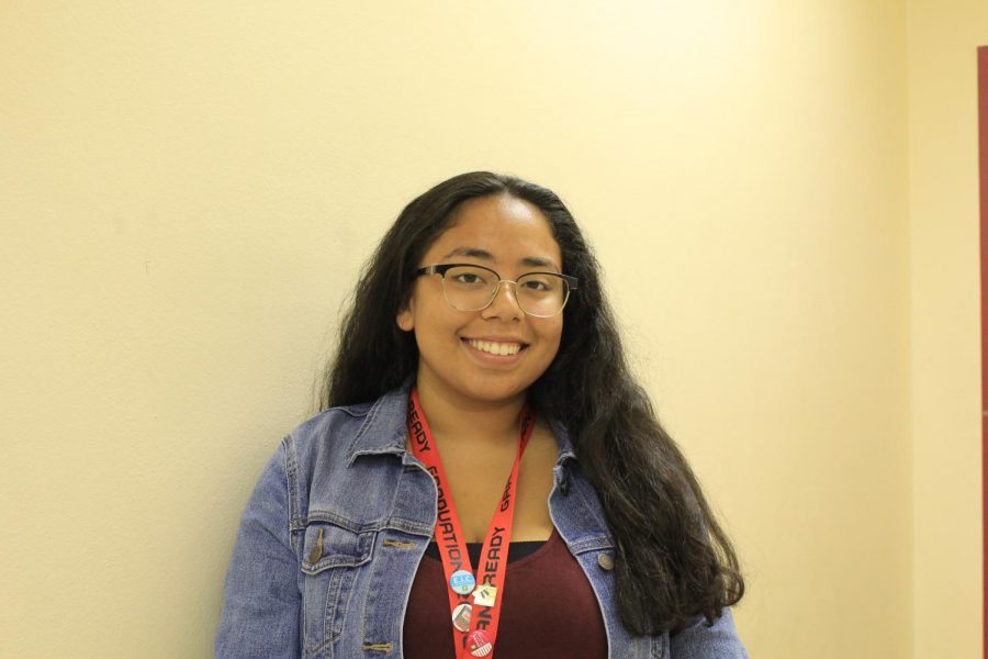 Angelica Torres is editor in chief of the yearbook team.