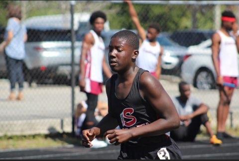 Jaden Beckles participates in the track team and band. 