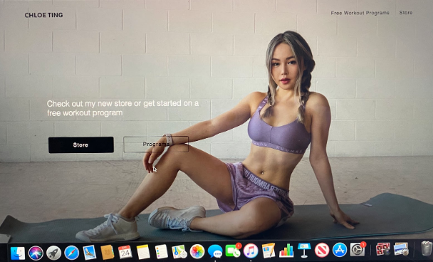 Chloe ting boob online workout