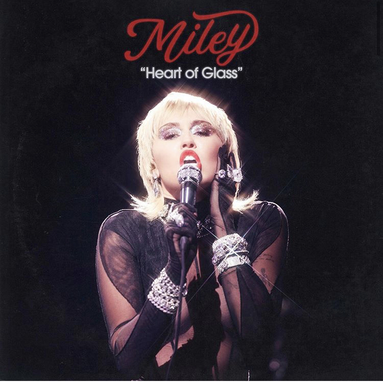 Miley Cyrus released her Heart of Glass cover on streaming services.