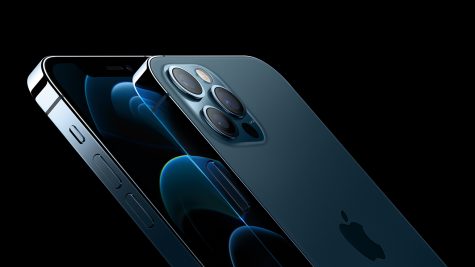 The iPhone 12 and iPhone 12 mini will come in the colors White, Black, Mint Green, Red, and Blue. The iPhone 12 Pro and Pro Max will come in the colors, Silver, Graphite, Gold, and Pacific Blue (pictured)