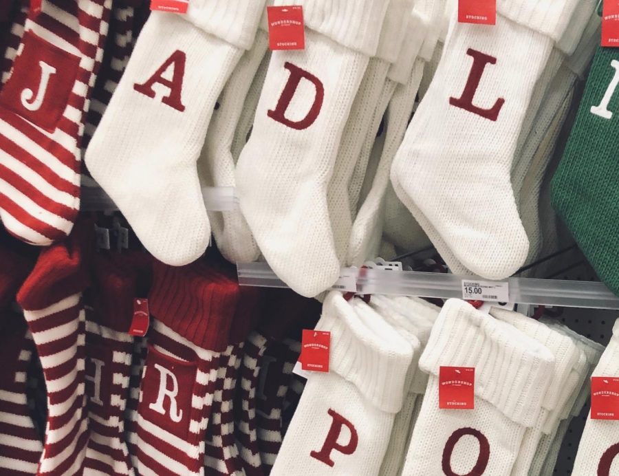 Department stores are displaying their holiday merchandise extra early this year