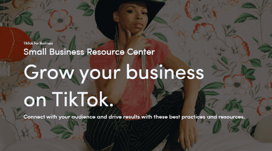 TikTok creates its own Small Business Resource Center to help entrepreneurs like these.