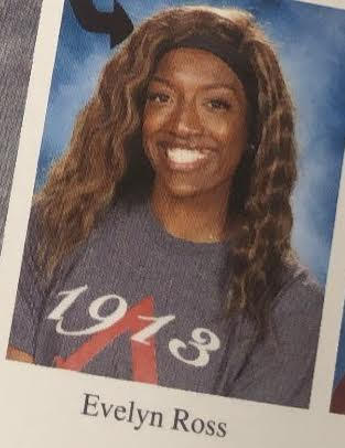 Evelyn Ross in a yearbook photo.