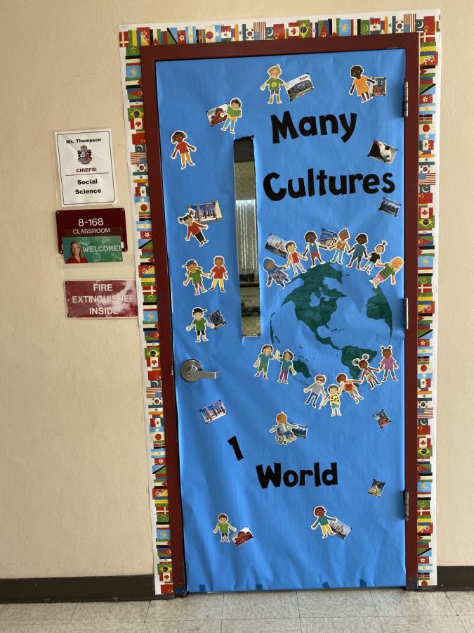 Ms. Thompsons culture inspired door.