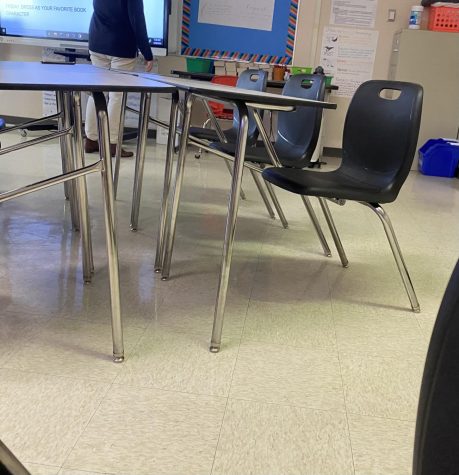 Santaluces classrooms get a new makeover with brand new desks.