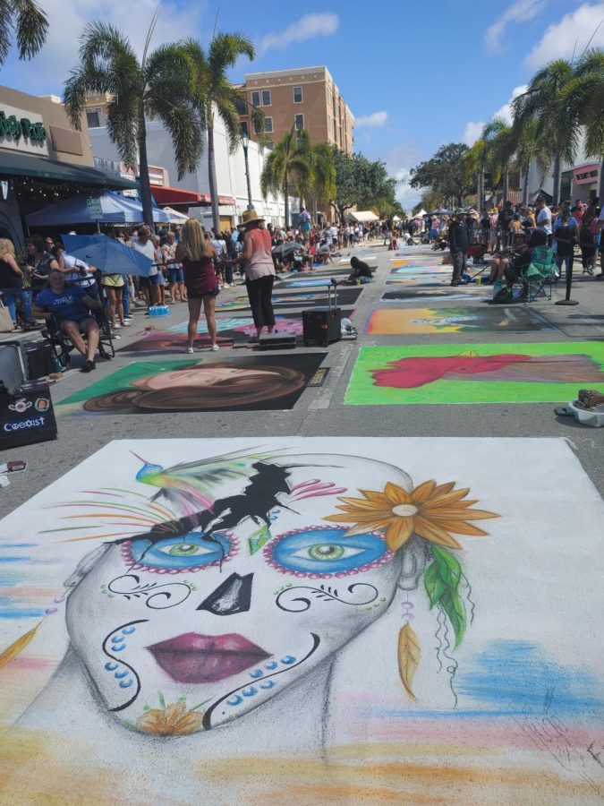 The streets of downtown Lake Worth Beach were transformed into an art gallery.