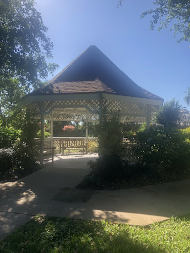 Small gazebo at the Mounts Botanical Gardens.