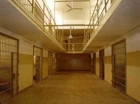 Prison cells.