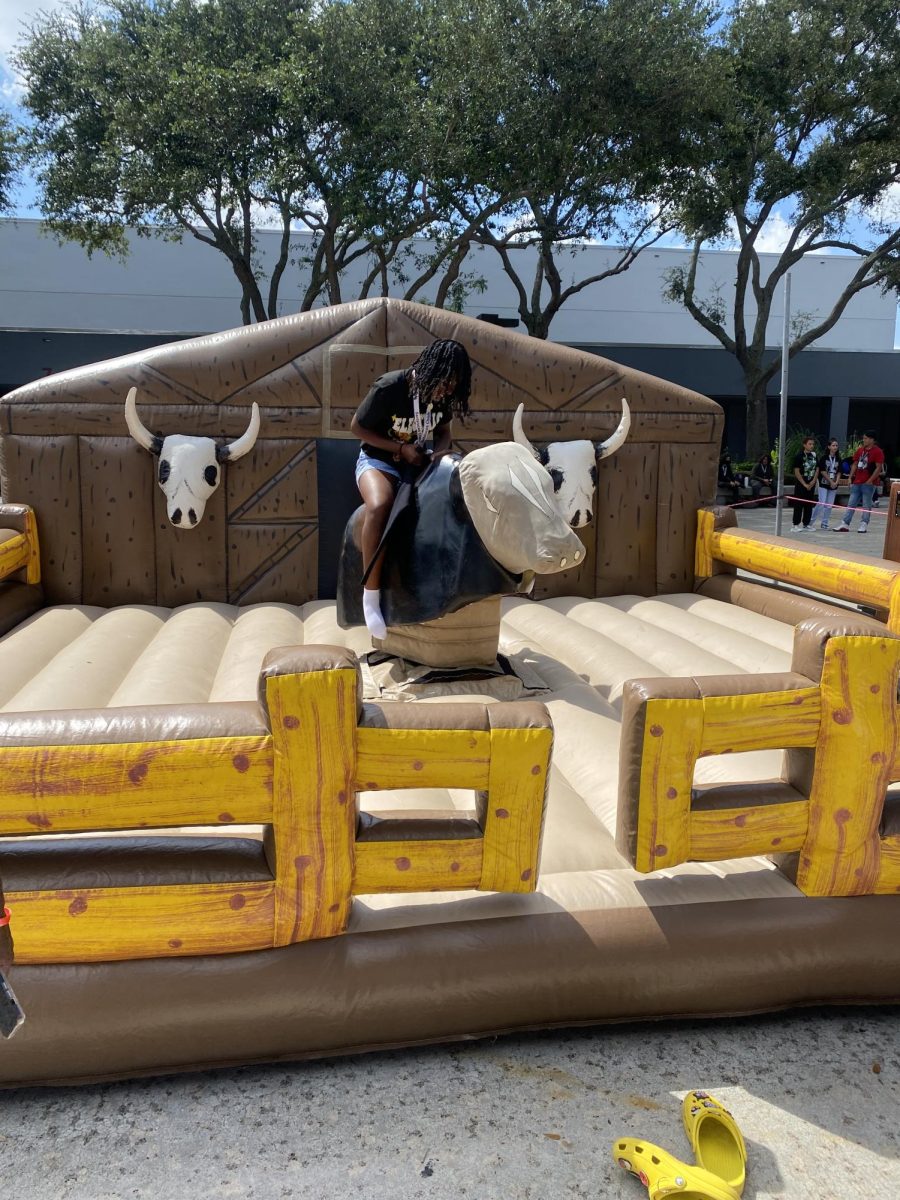 First day of Spirit Week and we’re off to a fun start with Bull Riding!