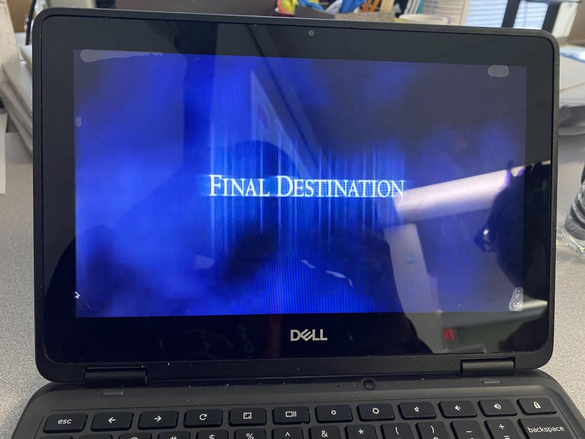 The title slide of the movie, Final Destination