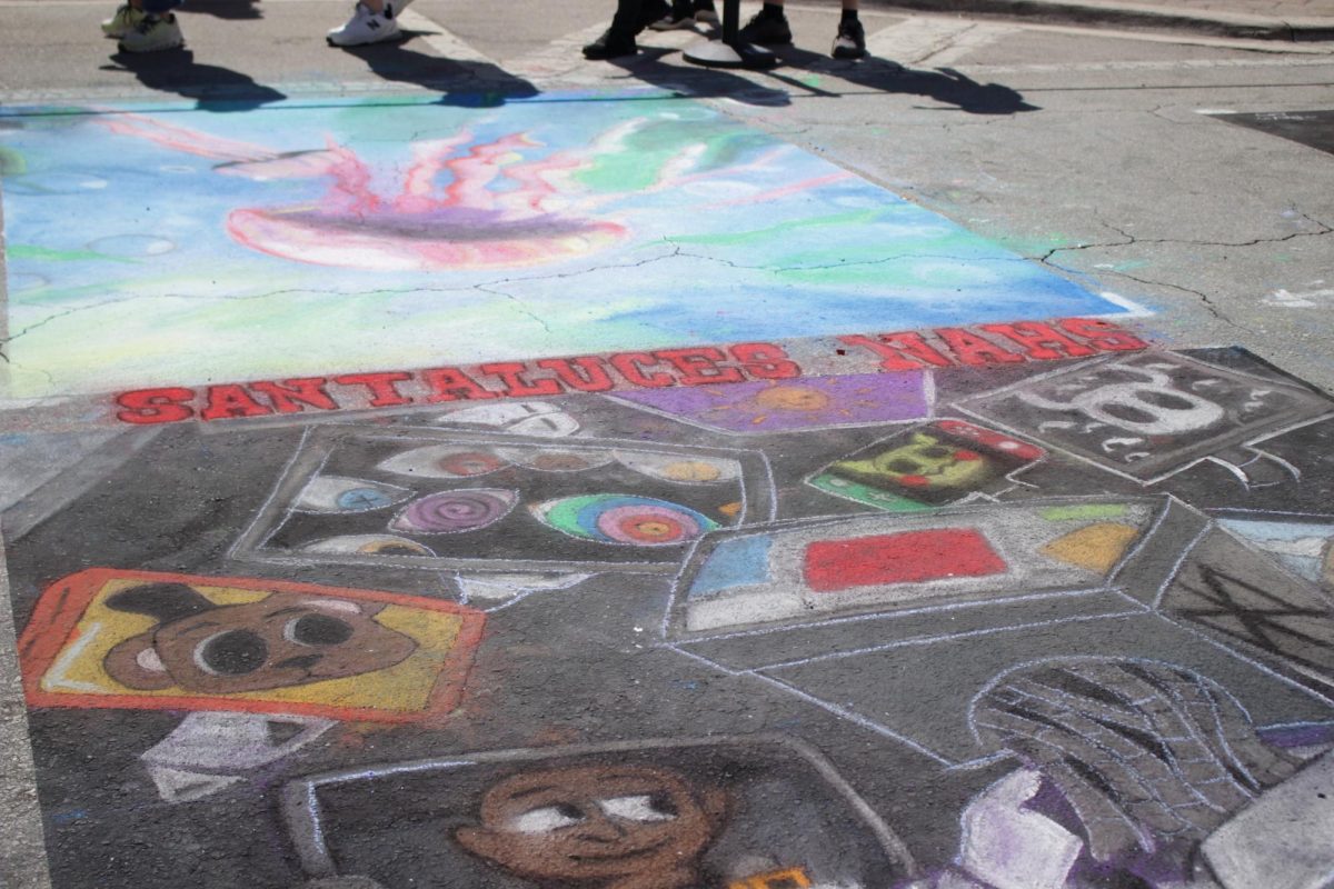 National+Art+Honors+Society+chalk+square+at+the+festival.