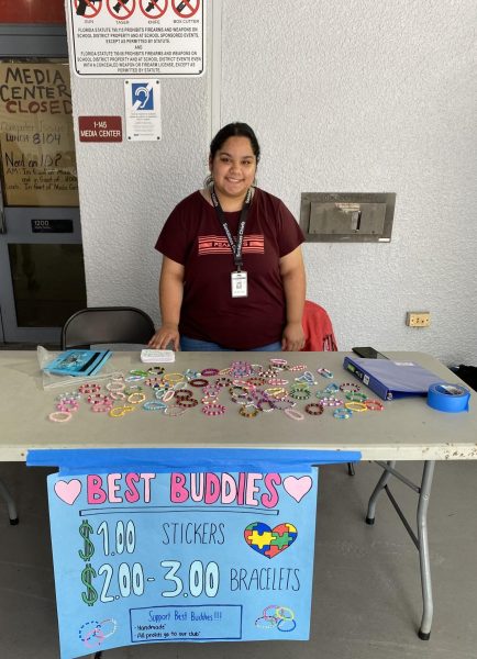 Best Buddies are selling bracelets till March 8th during lunch make sure to stop by. 
