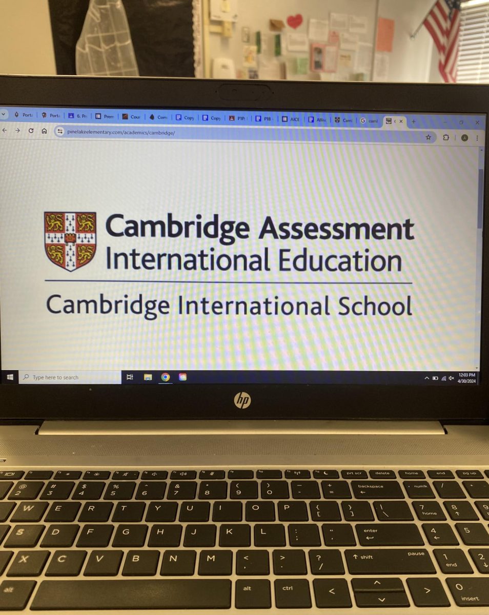 A picture of the Cambridge AICE logo