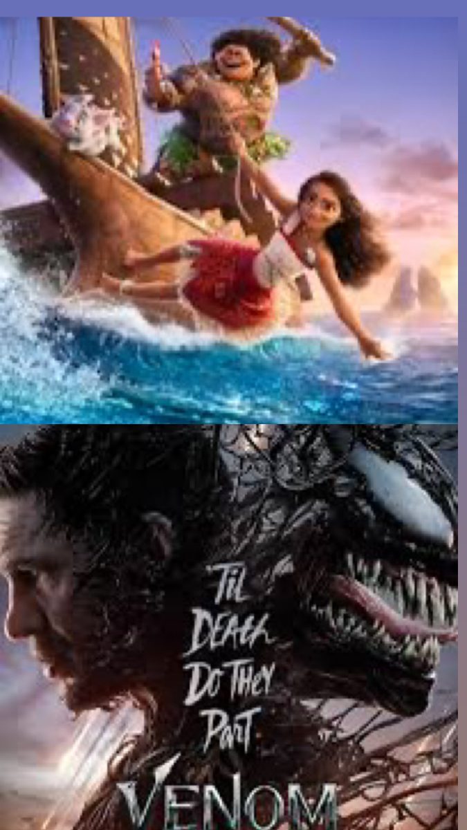 Moana 2 Featuring Auliʻi Cravalho
as Moana and Dwayne Johnson as Maui and Venom: The Last Dance Featuring Tom Hardy as Venom and Eddie Brock