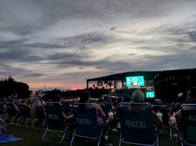 Luke Bryan concert view