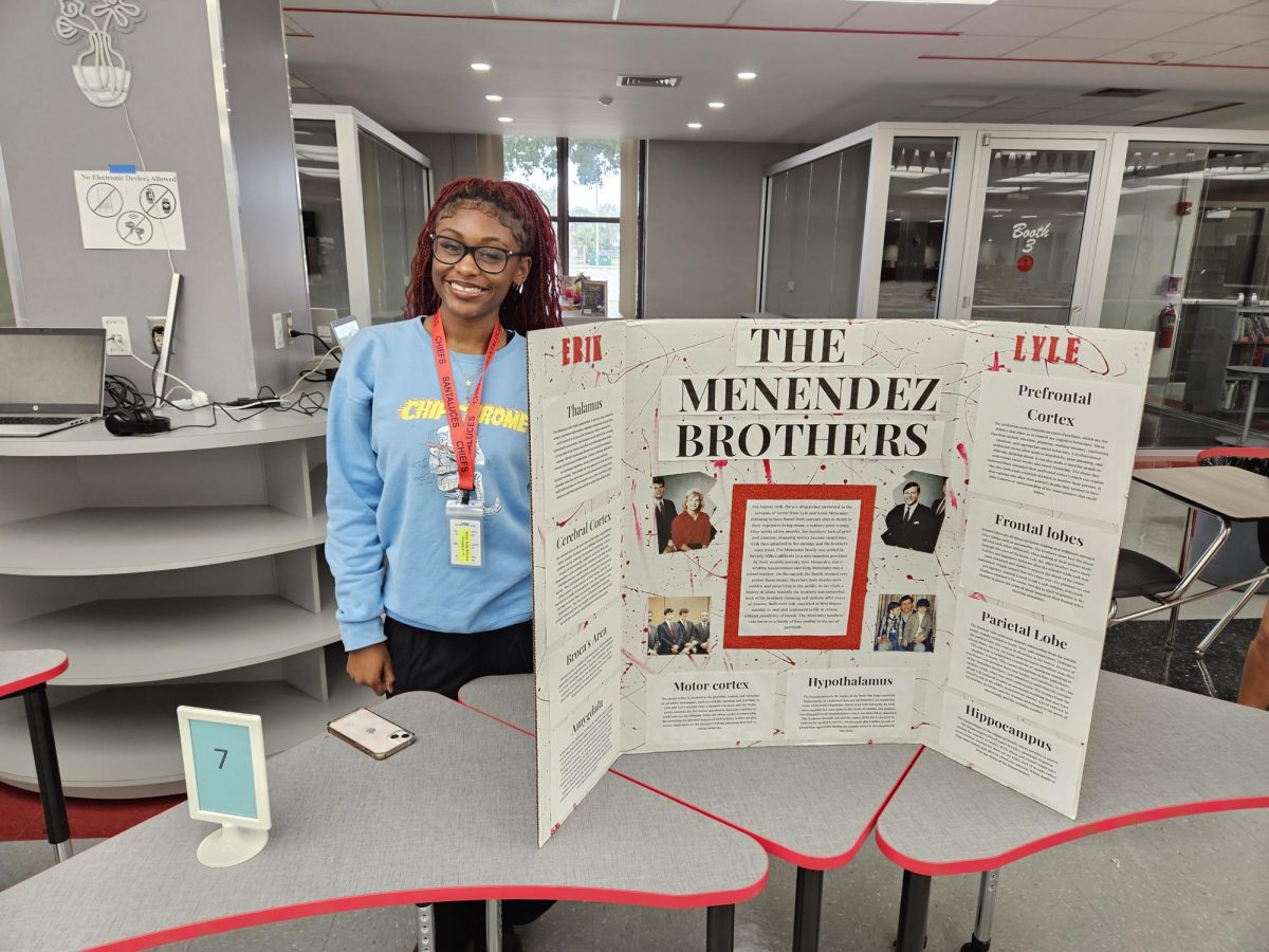 The Menendez Brothers at the AP Pyschology Brain Expo.