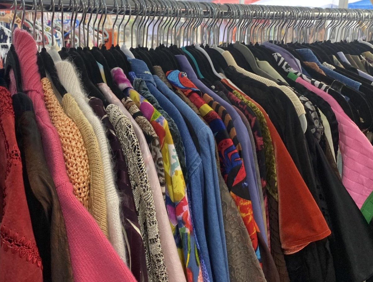 Clothing rack at The VIntage Market