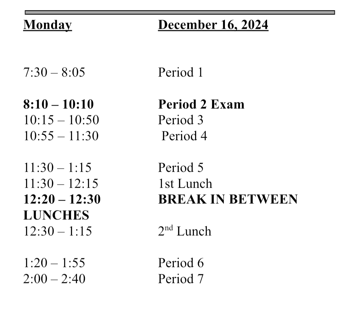 Monday 12/16/24