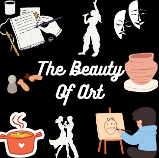 Graphic image titled "The Beauty of Art."