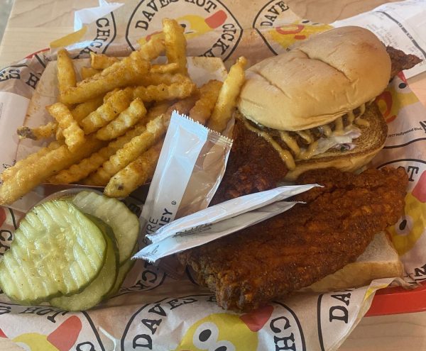 Picture of a number 3 meal at Dave's Hot Chicken.