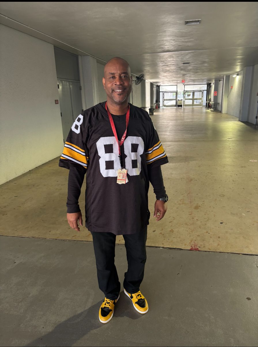 Coach Dixon on Jersey Day.