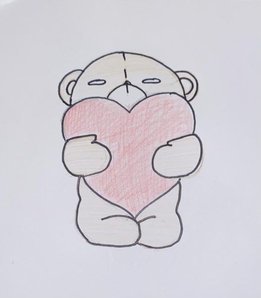 Drawing of teddy bear
