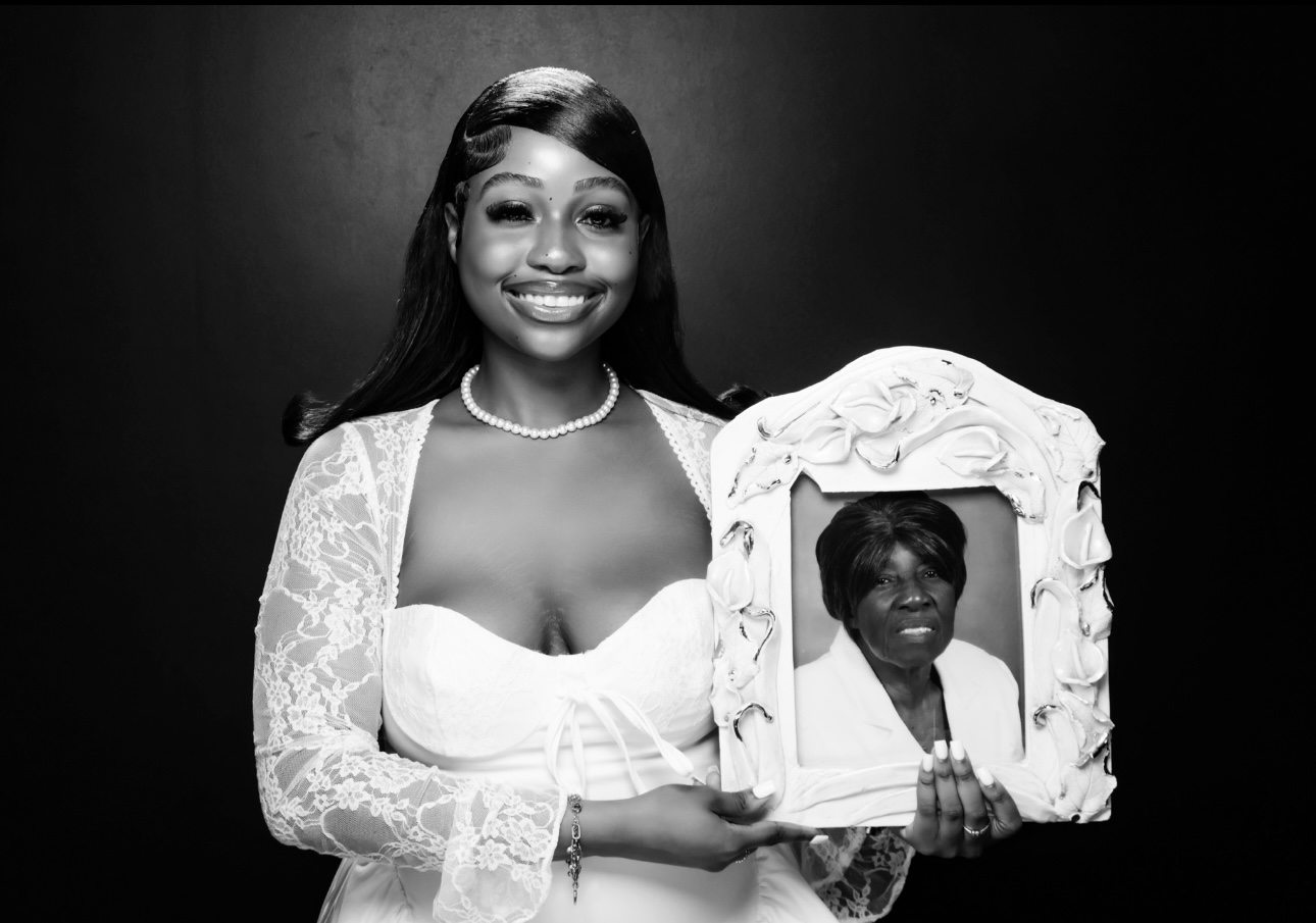 I dedicated my senior photos to my late grandmother who I shared memories with.