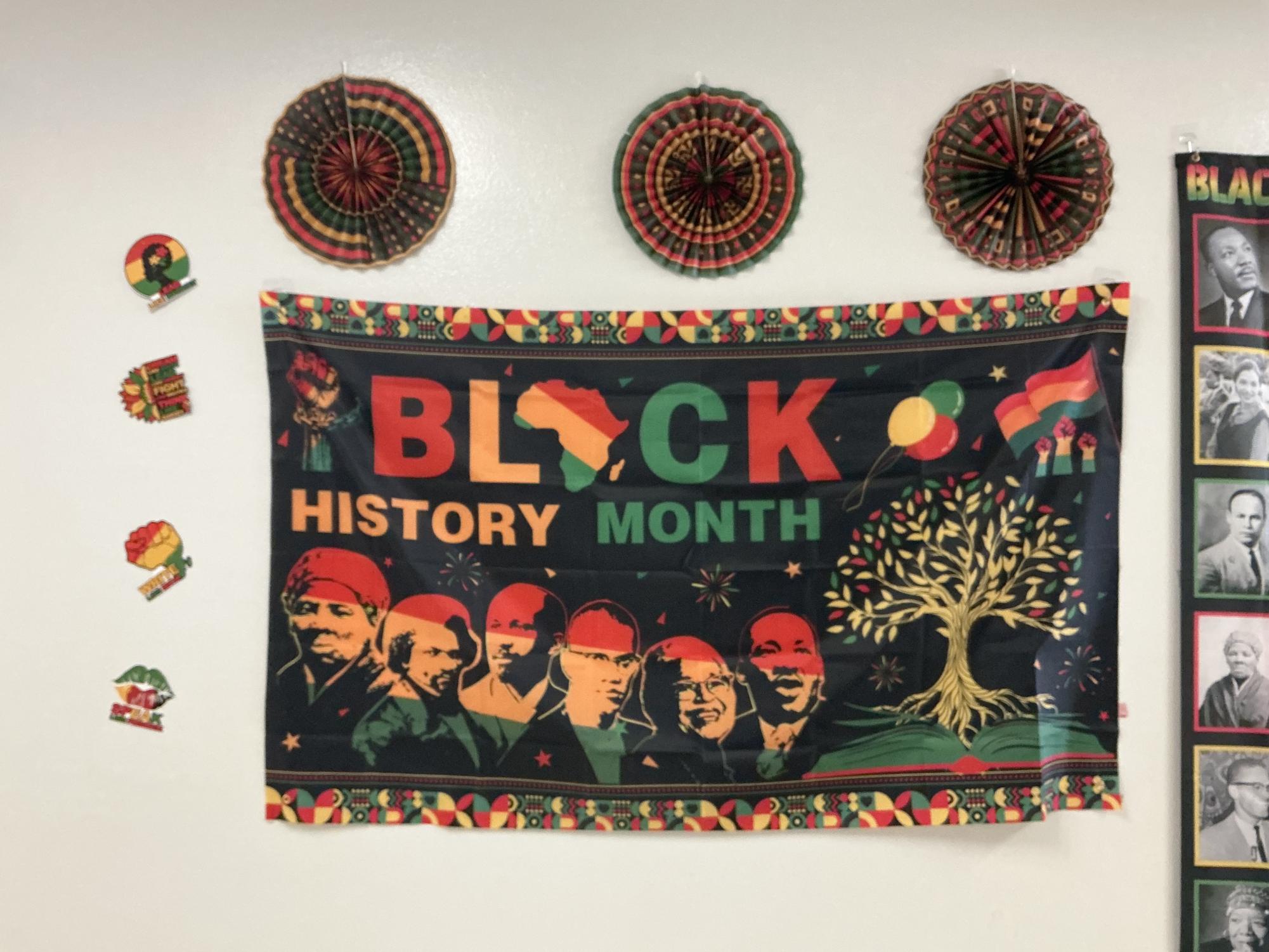 A Black History Month poster